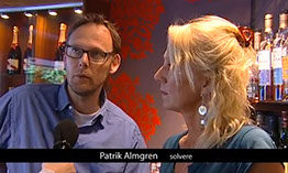 Picture of a screenshot of live interview